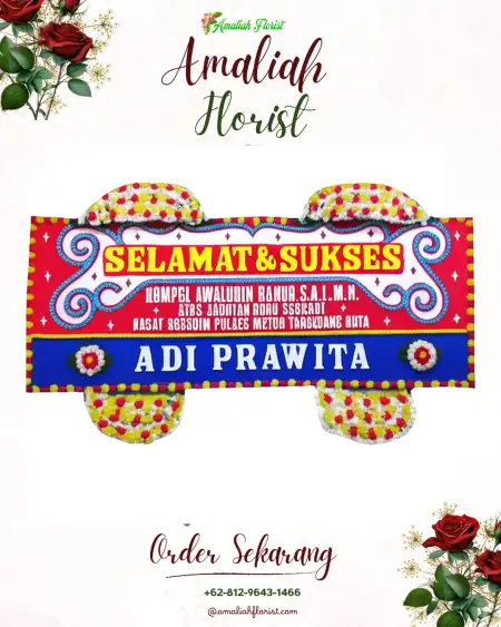 Papan Bunga Ucapan Selamat Lolowau