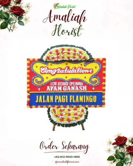 Sewa Papan Bunga Lolowau