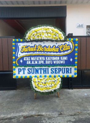 Papan Bunga Duka di Lolowau